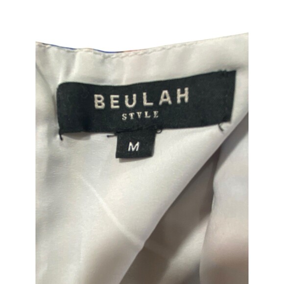 Rare Beulah Style Striped Fringe Maxi Dress Boho Style w/Belt Size Medium - Picture 2 of 11